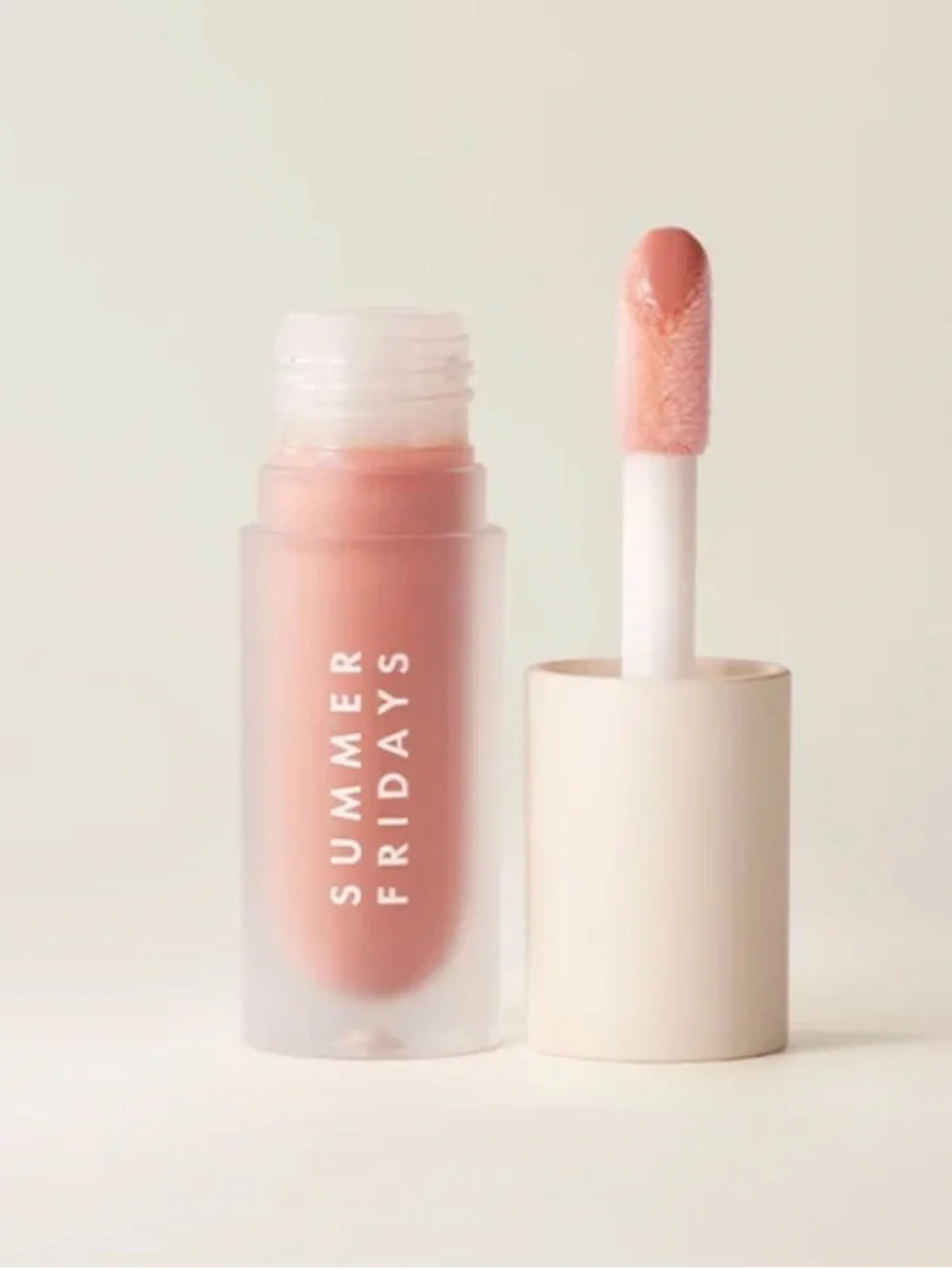 Summer Fridays Creamy Lip Tint — Peachy Nude Gloss
